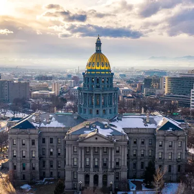 The Colorado State Capitol building where CREA advocates for rural electric cooperatives.